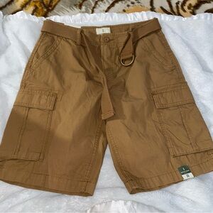 Men's Brown Cargo Shorts